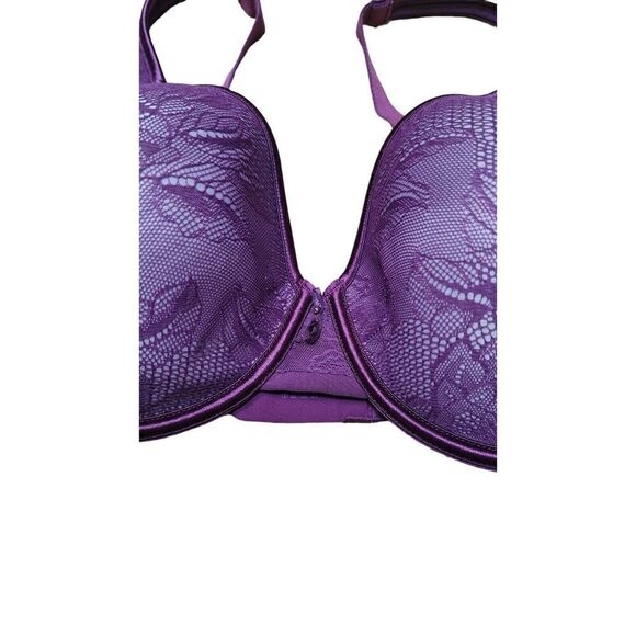 Vanity Fair Bra Style 75336 Womens Size 34DD Purple Underwire Back Closure - Picture 3 of 5